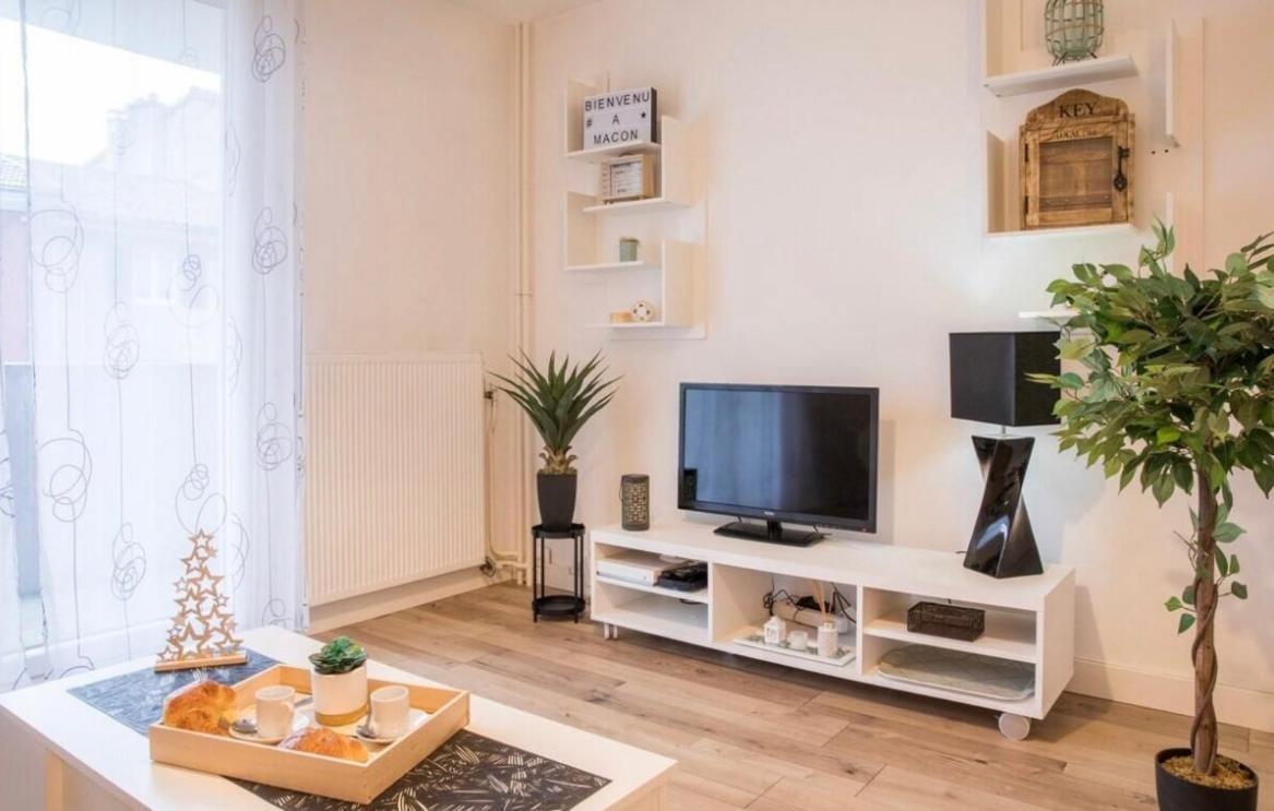 Charmant Appartement T1 Mâcon Exteriör bild